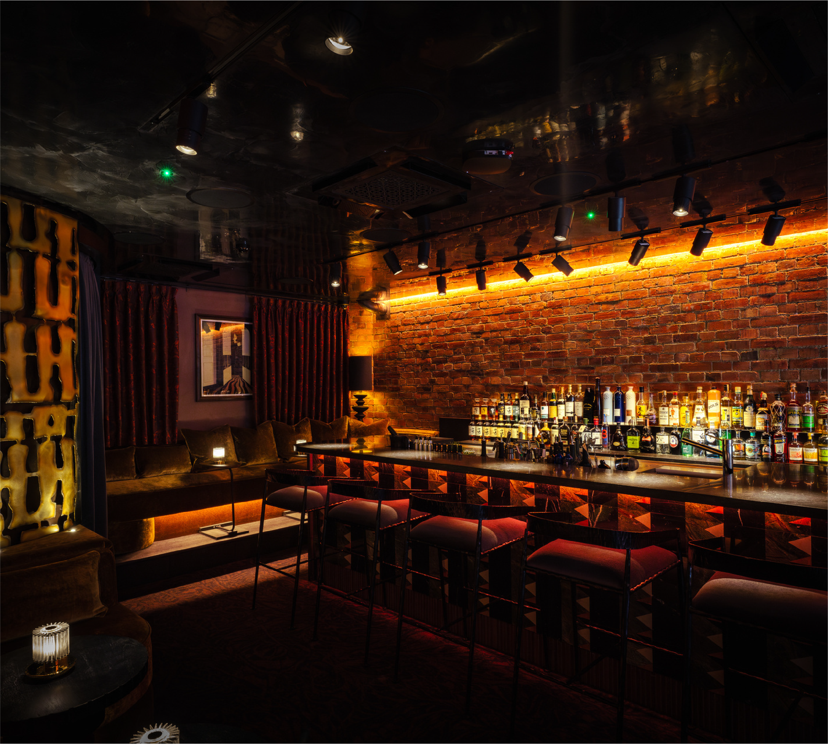 Cocktail bar interior
